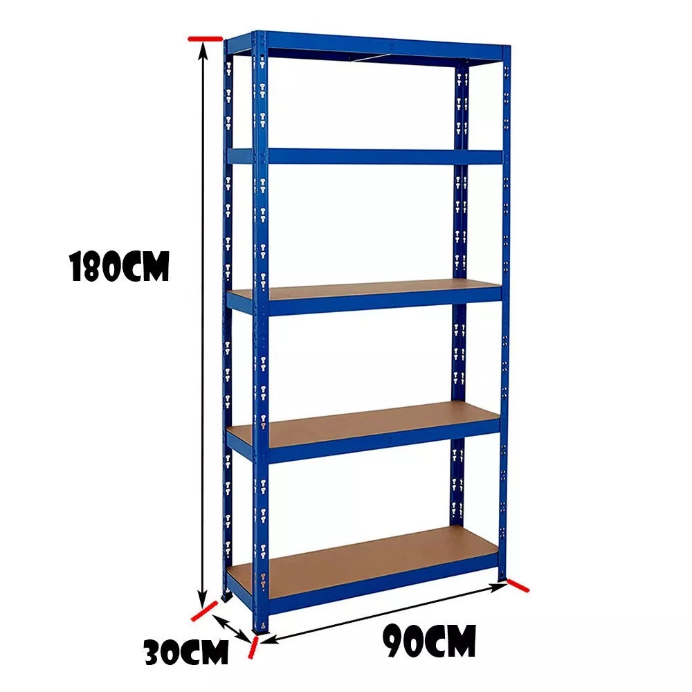 3 x Metal Racking Bays | Freestanding/Garage Shelving/Heavy Duty Storage Rack