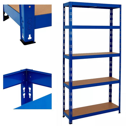 3 x Metal Racking Bays | Freestanding/Garage Shelving/Heavy Duty Storage Rack