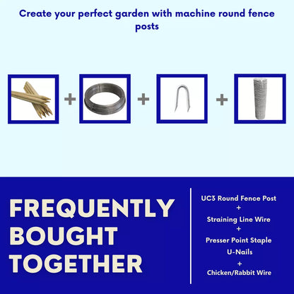 Round Fence Posts | 10 Packs | Multiple Sizes