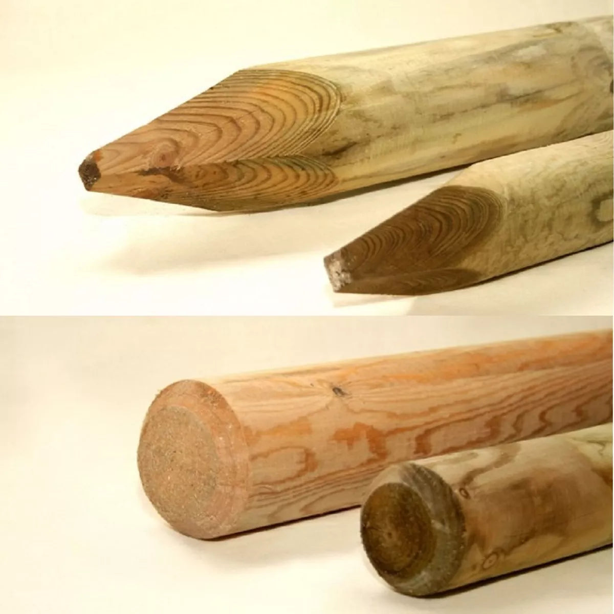 Round Fence Posts | 10 Packs | Multiple Sizes