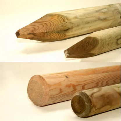 Round Fence Posts | 10 Packs | Multiple Sizes