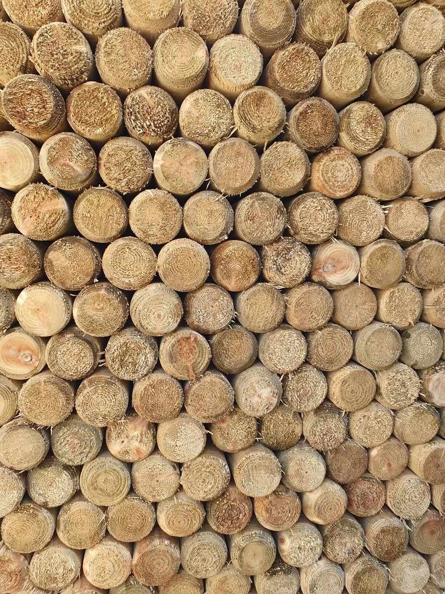 Round Fence Posts | 10X | Multiple Sizes