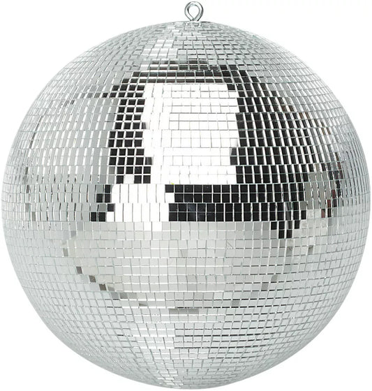 Mirror Disco Ball Silver Hanging Glitter Ball For DJ Dance Party Parties 3 SIZES