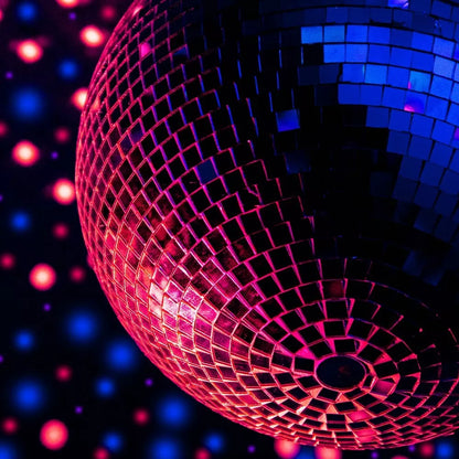 Mirror Disco Ball Silver Hanging Glitter Ball For DJ Dance Party Parties 3 SIZES