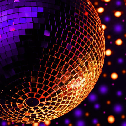 Mirror Disco Ball Silver Hanging Glitter Ball For DJ Dance Party Parties 3 SIZES
