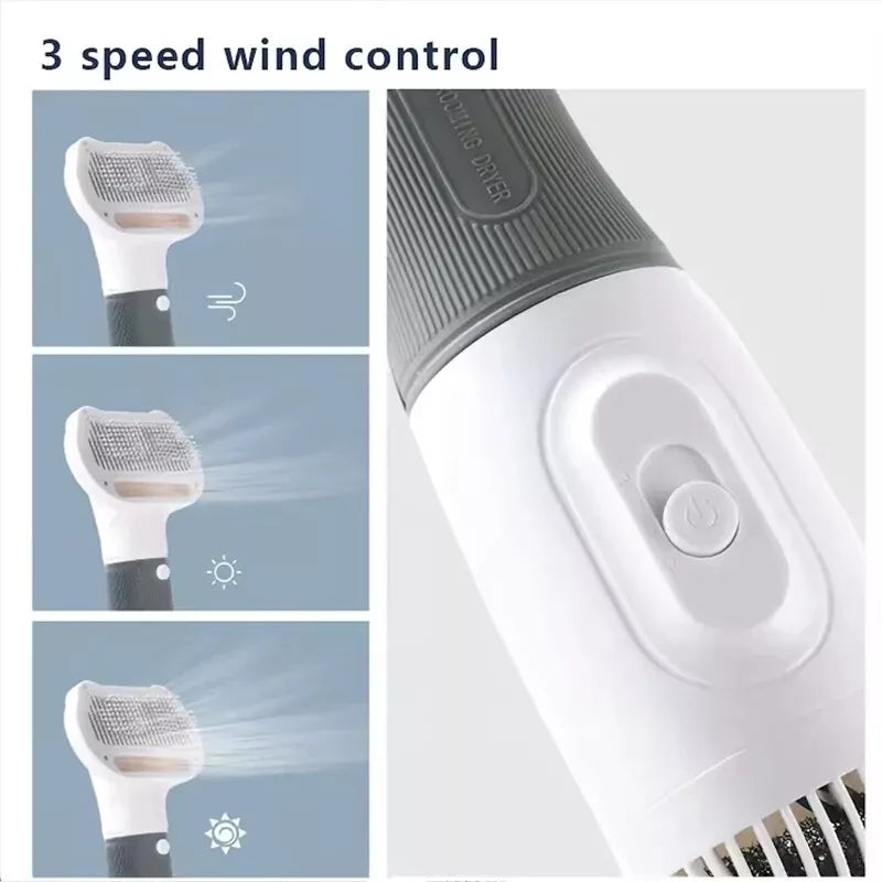3 in1 Pet Dog Body Dryer Quiet Dog Hair Dryers Comb Brush Grooming Cat Hair Dog