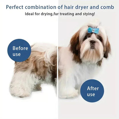 3 in1 Pet Dog Body Dryer Quiet Dog Hair Dryers Comb Brush Grooming Cat Hair Dog