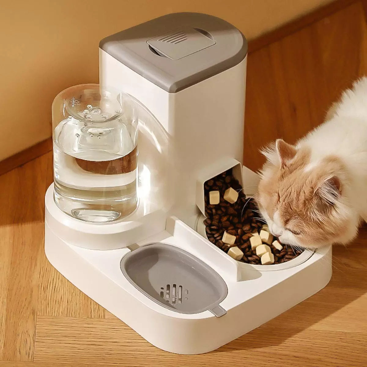 Automatic Pet Feeder Feeding Station Drinker Feeder 2 in 1 Feeder and Waterer