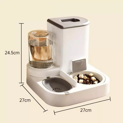 Automatic Pet Feeder Feeding Station Drinker Feeder 2 in 1 Feeder and Waterer