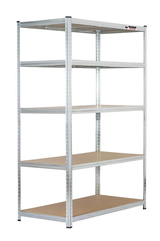 5 Tier Metal Garage Shelving Unit 1000kg 180x90x60cm