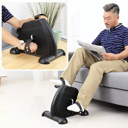 Portable Mini Pedal Exercise Bike Arm Leg Foot Resistance Cycle Pedal Exerciser