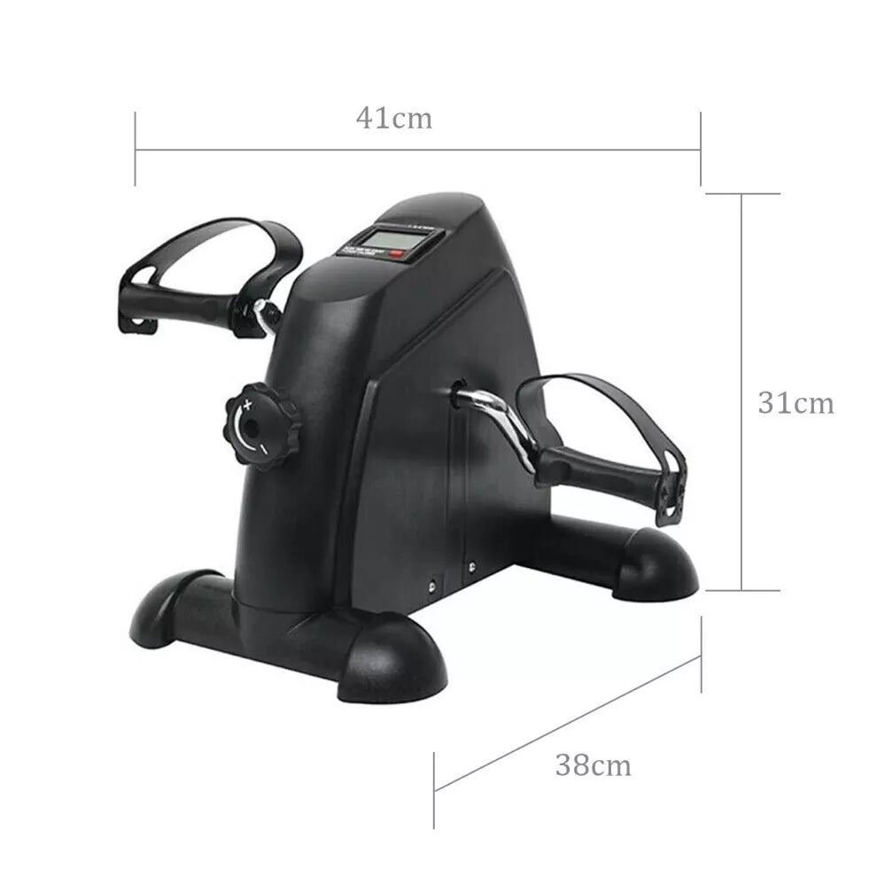 Portable Mini Pedal Exercise Bike Arm Leg Foot Resistance Cycle Pedal Exerciser