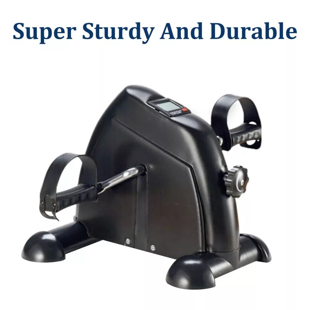 Portable Mini Pedal Exercise Bike Arm Leg Foot Resistance Cycle Pedal Exerciser