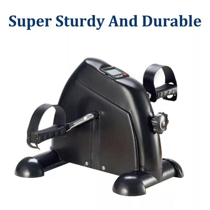 Portable Mini Pedal Exercise Bike Arm Leg Foot Resistance Cycle Pedal Exerciser