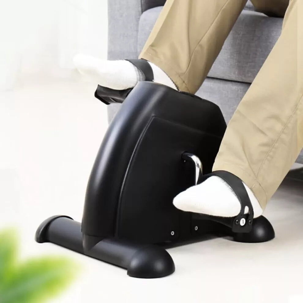 Portable Mini Pedal Exercise Bike Arm Leg Foot Resistance Cycle Pedal Exerciser