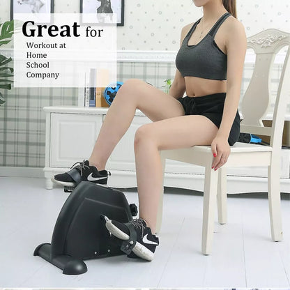 Portable Mini Pedal Exercise Bike Arm Leg Foot Resistance Cycle Pedal Exerciser