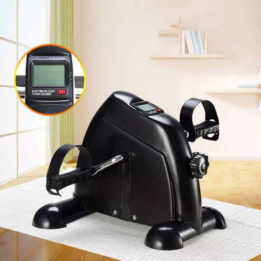Portable Mini Pedal Exercise Bike Arm Leg Foot Resistance Cycle Pedal Exerciser