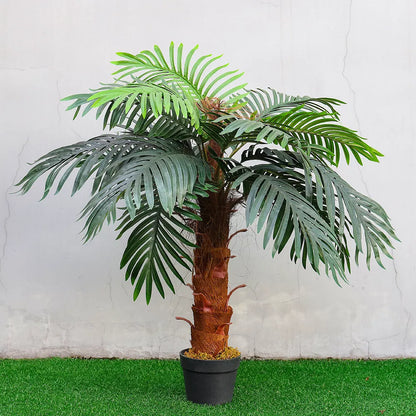 Realistic Large 100cm Palm Tree Artificial Fake Potted Plant Home Office Outdoor