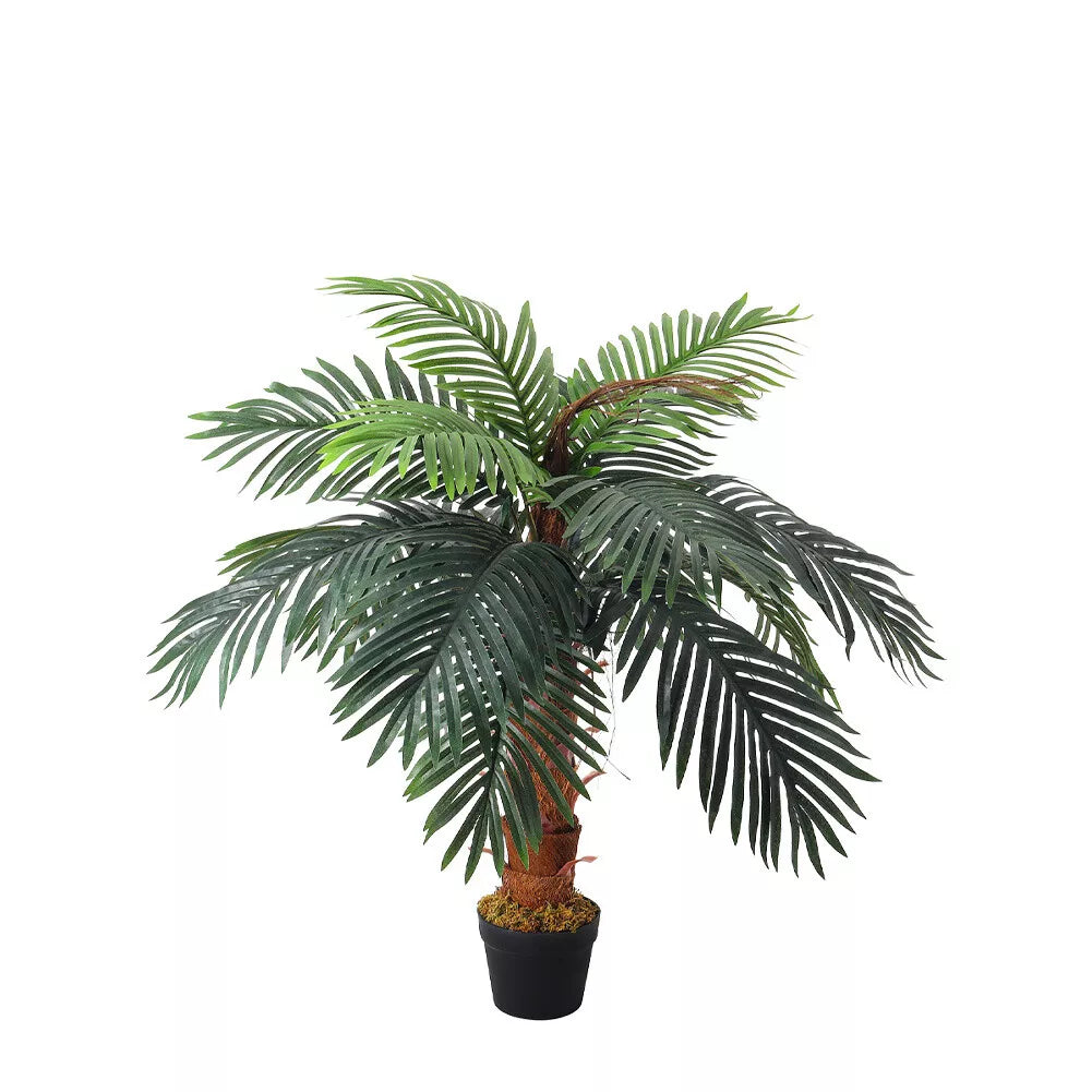 Realistic Large 100cm Palm Tree Artificial Fake Potted Plant Home Office Outdoor