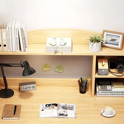 Computer Desk Study Table Writing Shelves Home Office Wooden Workstation Laptop