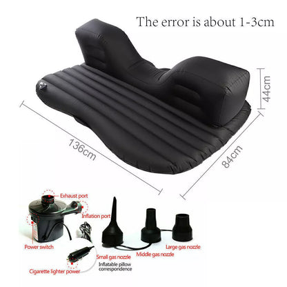 Inflatable Car Air Bed Back Rear Seat Rest Foldable Mattress Travel Camping UK