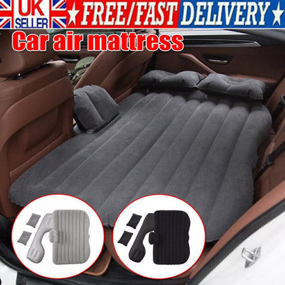 Inflatable Car Air Bed Back Rear Seat Rest Foldable Mattress Travel Camping UK