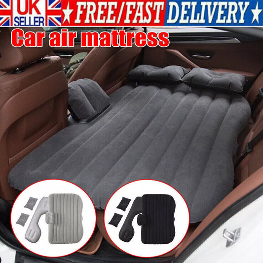 Inflatable Car Air Bed Back Rear Seat Rest Foldable Mattress Travel Camping UK