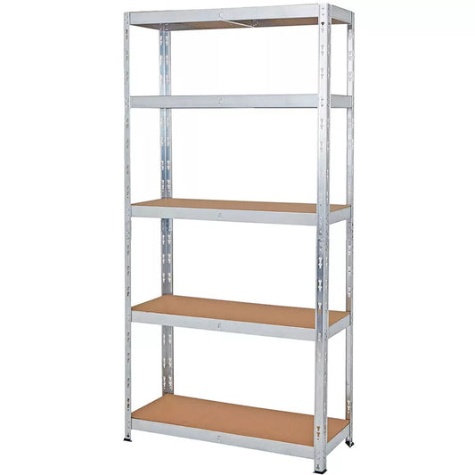 5 Tier Racking Shelf Heavy Duty 180x90x40cm Garage Shelving Storage Shelves Unit