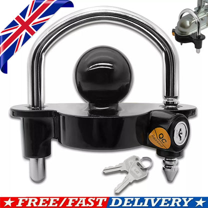 High Security Hitch Lock Caravan Trailer Hitch Coupling Tow Ball Lock Universal