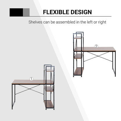 Desk With BookShelf Royallcart