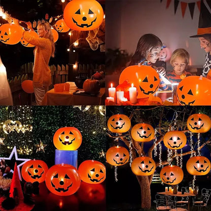 5pcs Halloween Decoration Inflatable Pumpkin with LED Lights Party Light Garden Royalcart