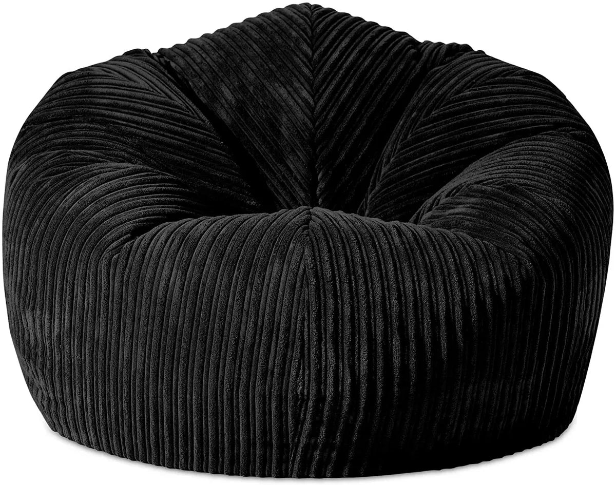 JUMBO CORDUROY GIANT Bean Bag Chair GILDA Adult Gaming Beanbag Seat lounge Royalcart