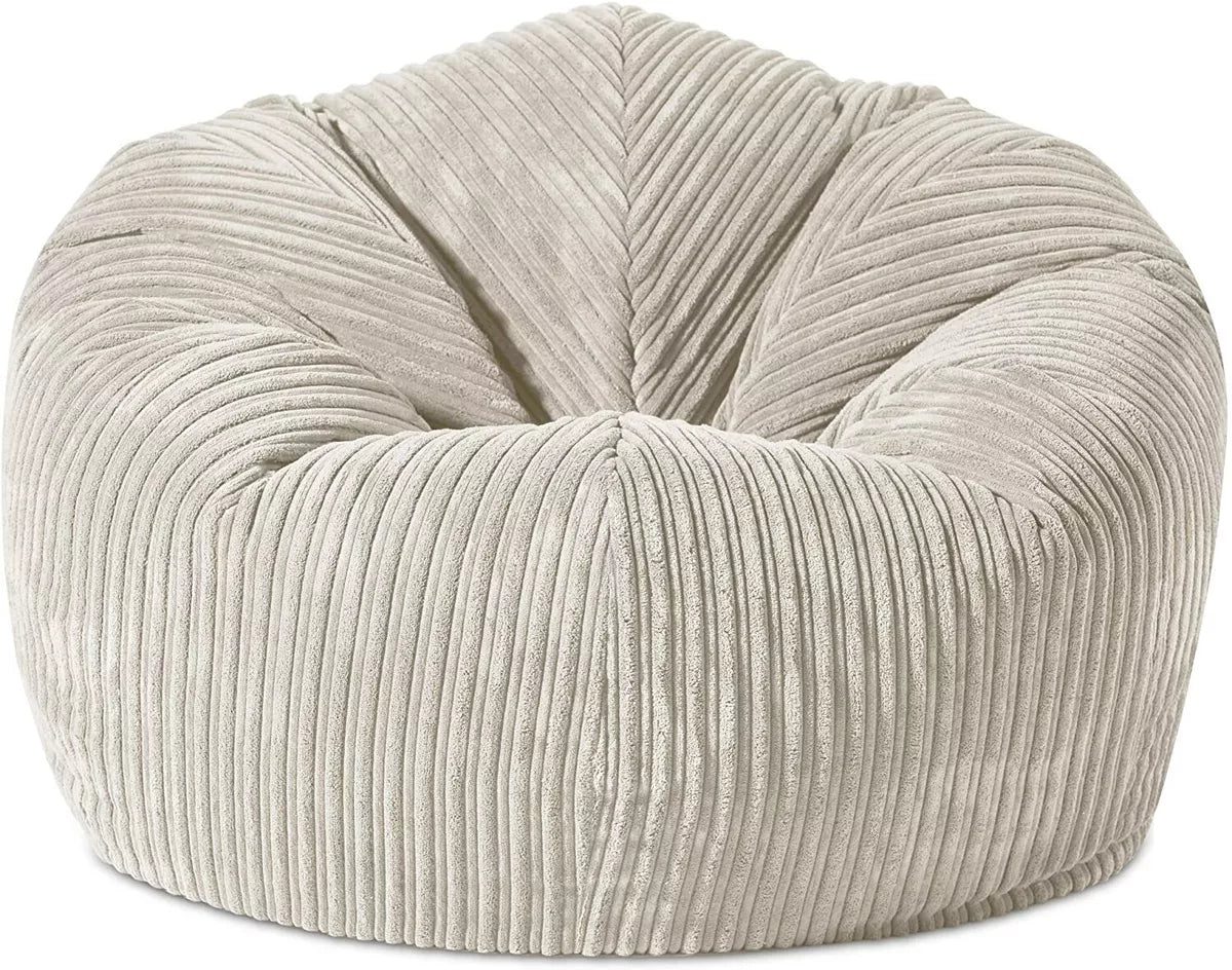 JUMBO CORDUROY GIANT Bean Bag Chair GILDA Adult Gaming Beanbag Seat lounge Royalcart