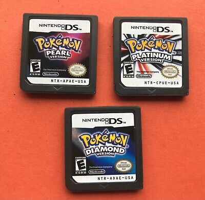 Pokemon Diamond Pearl Platinum HeartGold Game Card For Nintendo DS 3DS DSi NDS Lite