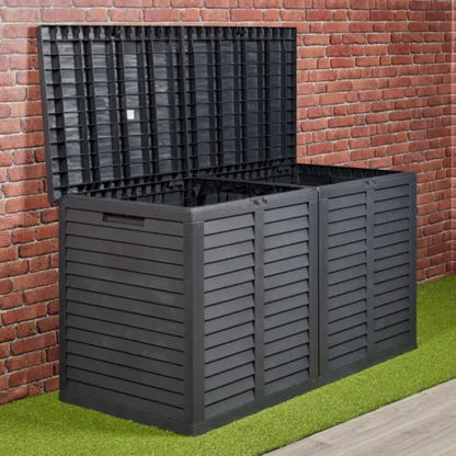 Large 750L Garden Storage Outdoor Box Plastic Utility Chest Unit Box Waterproof Royalcart