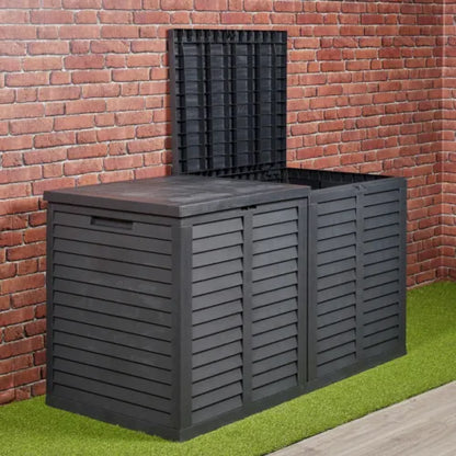 Large 750L Garden Storage Outdoor Box Plastic Utility Chest Unit Box Waterproof Royalcart