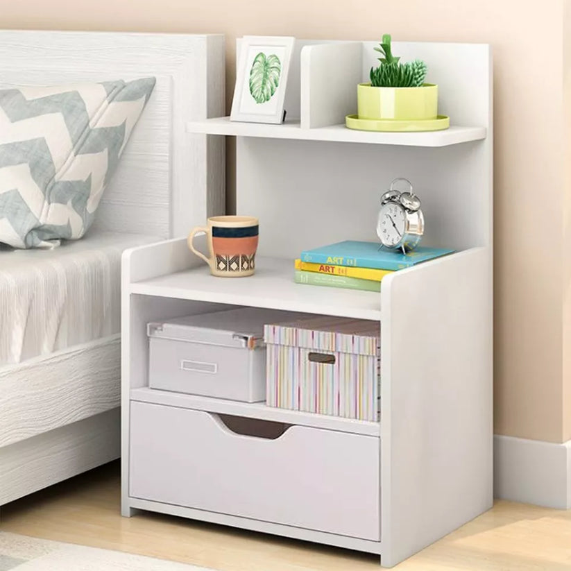 White Bedside Table Royalcart