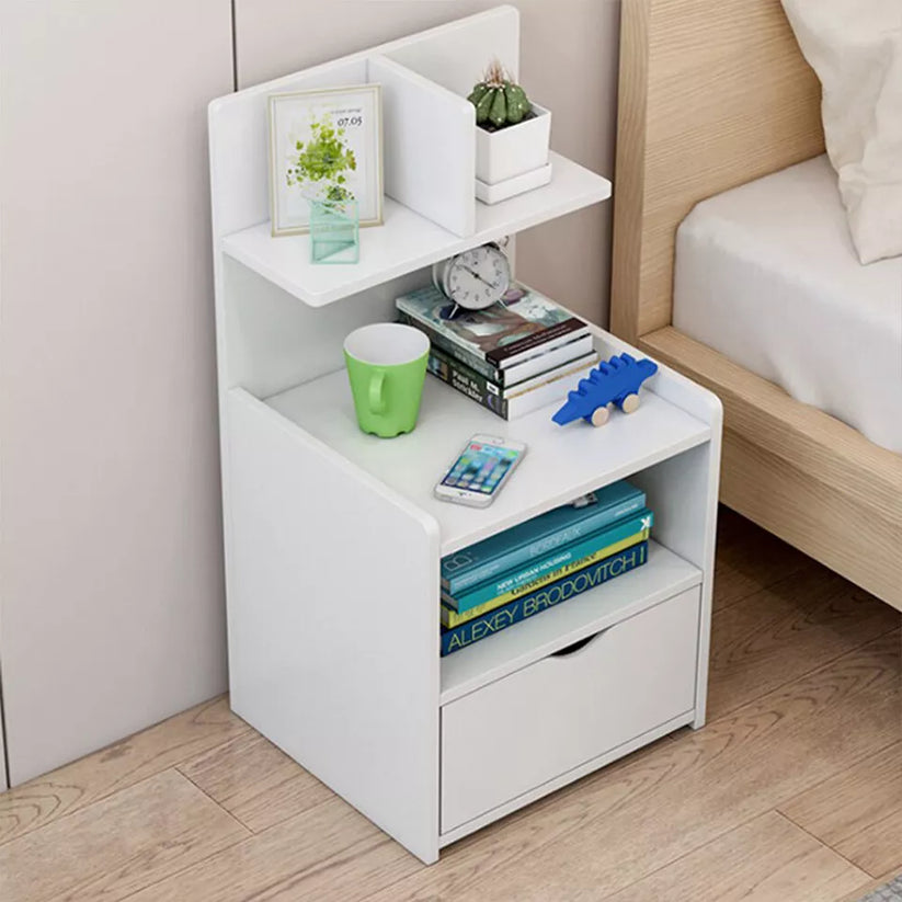 White Bedside Table Royalcart